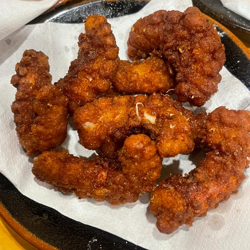 タコの唐揚げ(武州うどんあかね&みどりダイニング)