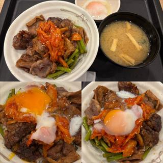 カルビとブリスケット丼・並(松屋 長津田店（松のや併設）)