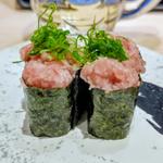 ねぎまぐろ軍艦(回転寿司みさき イオンフードスタイル港南台店)