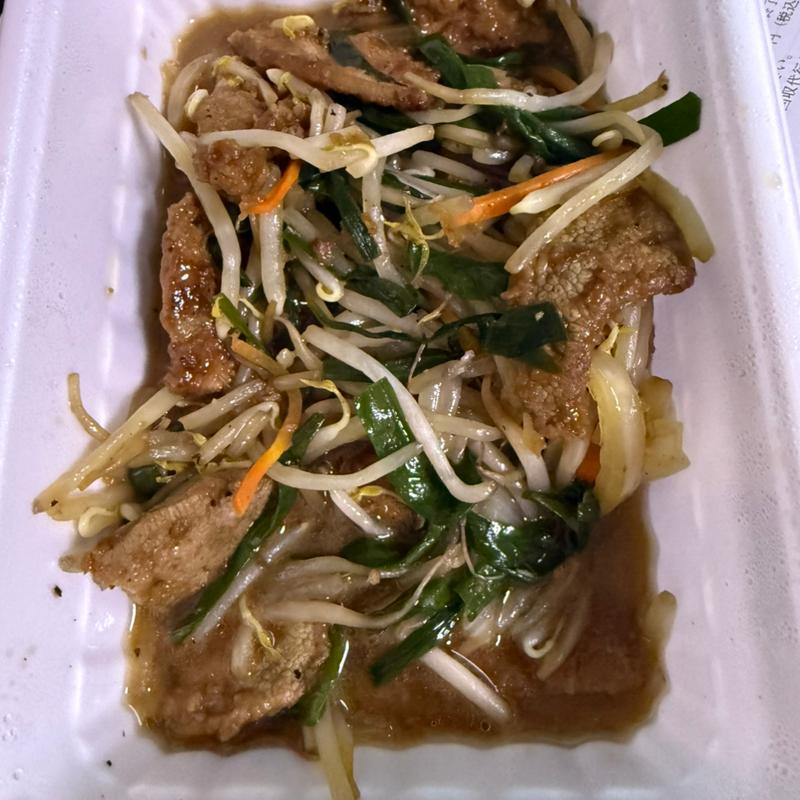 ニラレバ炒め(珍來 谷塚駅前店)