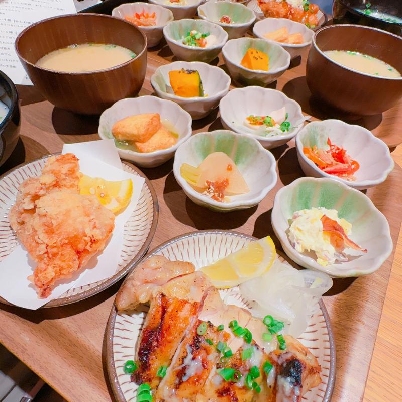 選べるメイン定食(鶏酒場 ハーバード)