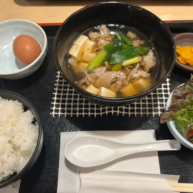 肉吸いと卵かけご飯ランチ(男はつらい 新大阪駅前店 （おとこはつらい）)