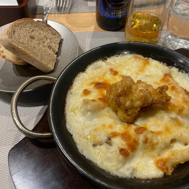 ランチコースメイン白子のグラタン(蔵のビストロ いち井)