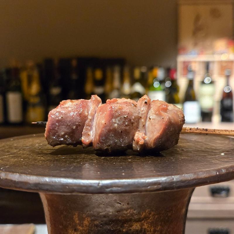 砂肝とずりトロ 京帝地鶏(鳥旨 しだれ)