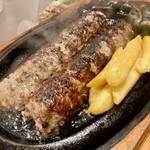 ブロンコおじさんのこだわり炭焼きがんこハンバーグ300g(ステーキハウス ブロンコビリー 新小岩店)