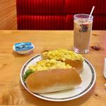 手作りたまごドッグ(コメダ珈琲店 下北沢店)