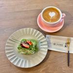 抹茶ティラミス カフェラテ