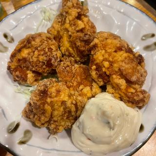 唐揚げタルタルソース(武州うどんあかね&みどりダイニング)