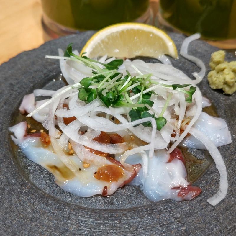 杉玉謹製カルパッチョ 生タコ(鮨・酒・肴 杉玉 大船)