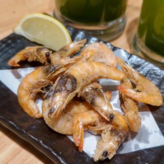 芝海老の唐揚げ(鮨・酒・肴 杉玉 大船)