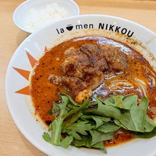 麻辣鶏白湯麺 小ライス