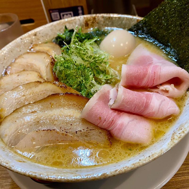 白味噌そば 肉増し(麺や笑華)