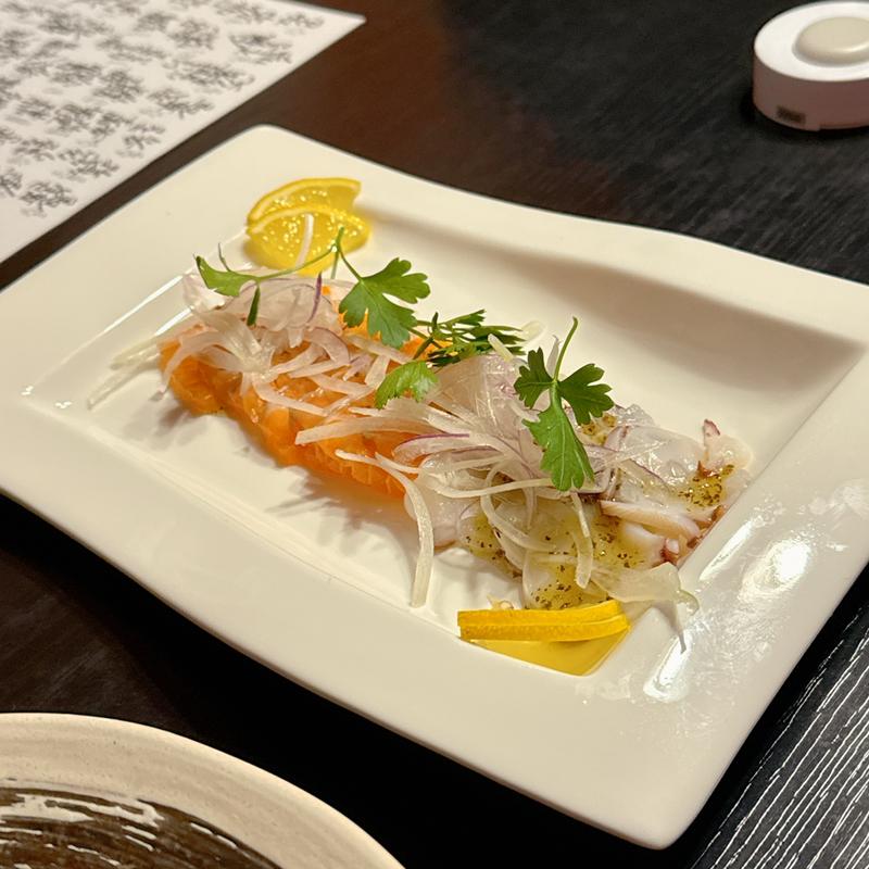 本日のカルパッチョ(たべのみ処 げんたろう商店)