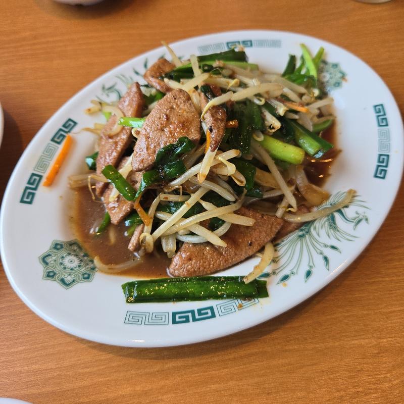 レバニラ炒め(日高屋 足利八幡町店)