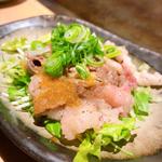 牛コウネ焼きおろしポン酢添え