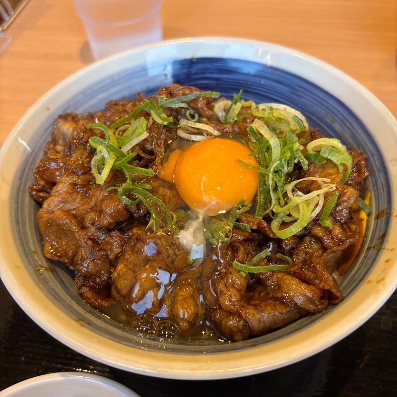 すき焼きカルビ丼(焼きたてのかるび 北本店)