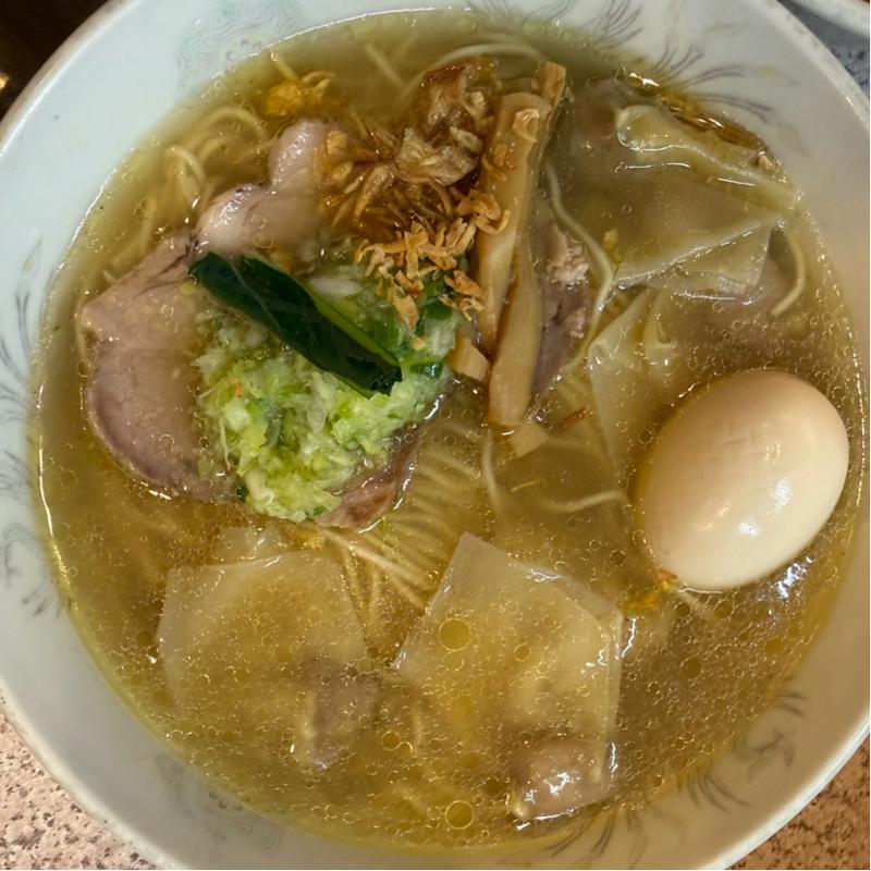 塩味ネギワンタンメン(ラー麺専門店 こしがや)