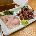 刺身（スズキ・ホタルイカ）(大衆酒場 かど鈴)
