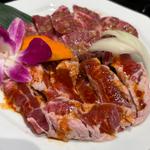 ハラミ定食(焼肉萬両)