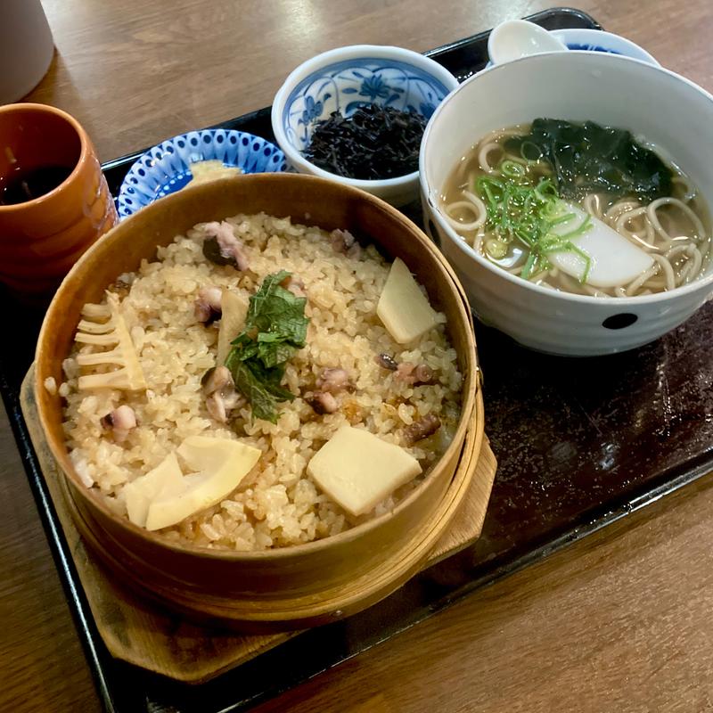 本日のサービスせいろ(新幸梅)