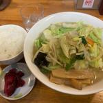 野菜ラーメンライス