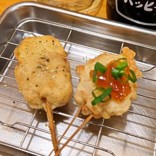 ラム(ジンギスカン風)・白子(ポン酢ジュレ)