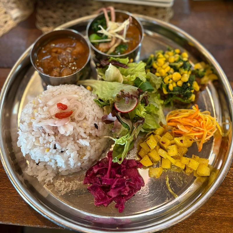 カレー3種(サハスラーラ)