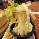 釜揚げうどん(大)＋ちくわ天(丸亀製麺戸田)