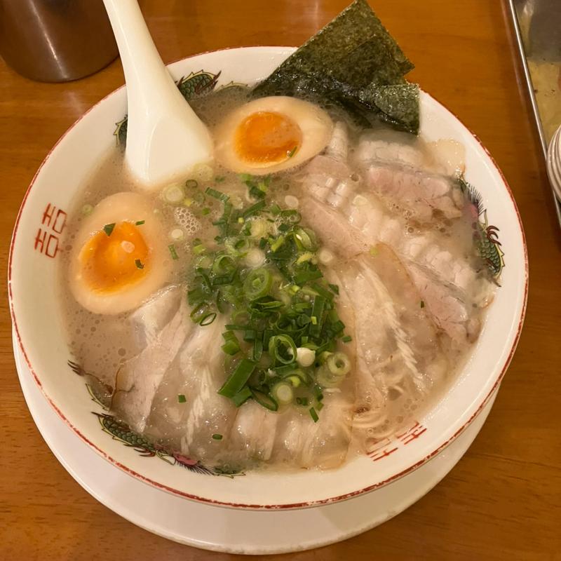 本格全のせとんこつ(長浜ラーメン 丸羅とんこつ)