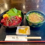 本まぐろ丼+ミニそば(温)