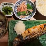サバ一夜干し定食