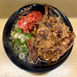 ジャンボゲソ天そば