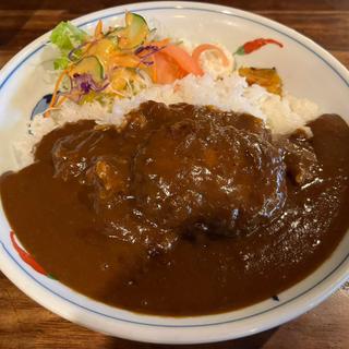 ハンバーグカレー 大盛り