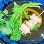 春菊とテッチャン（おでん）