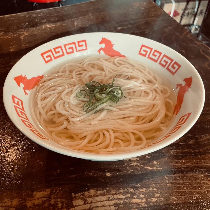 かけうどん(五島うどん シランケド)