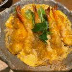 海老天とじ定食