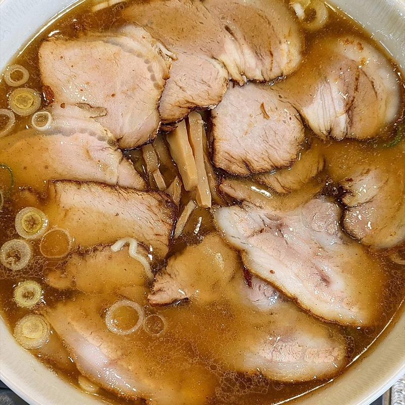 チャーシューメン 生玉子 メンマ(永福町大勝軒)