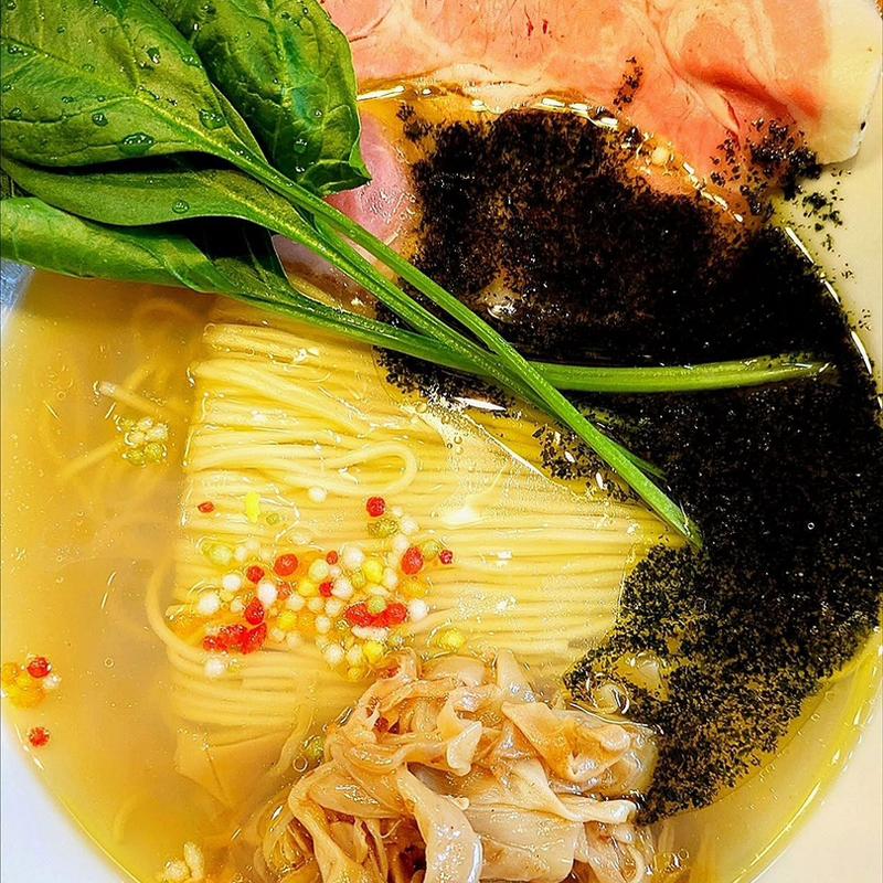 蛤出汁のしそ塩そば(拉麺はま家)