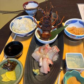 伊勢エビ刺身御膳(伊勢海老　海鮮蒸し料理　華月 （カゲツ）)