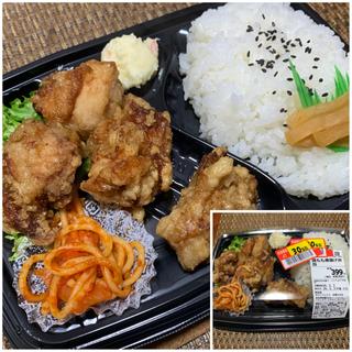 鶏もも唐揚げ弁当(スーパーベルクス 板橋中台店)
