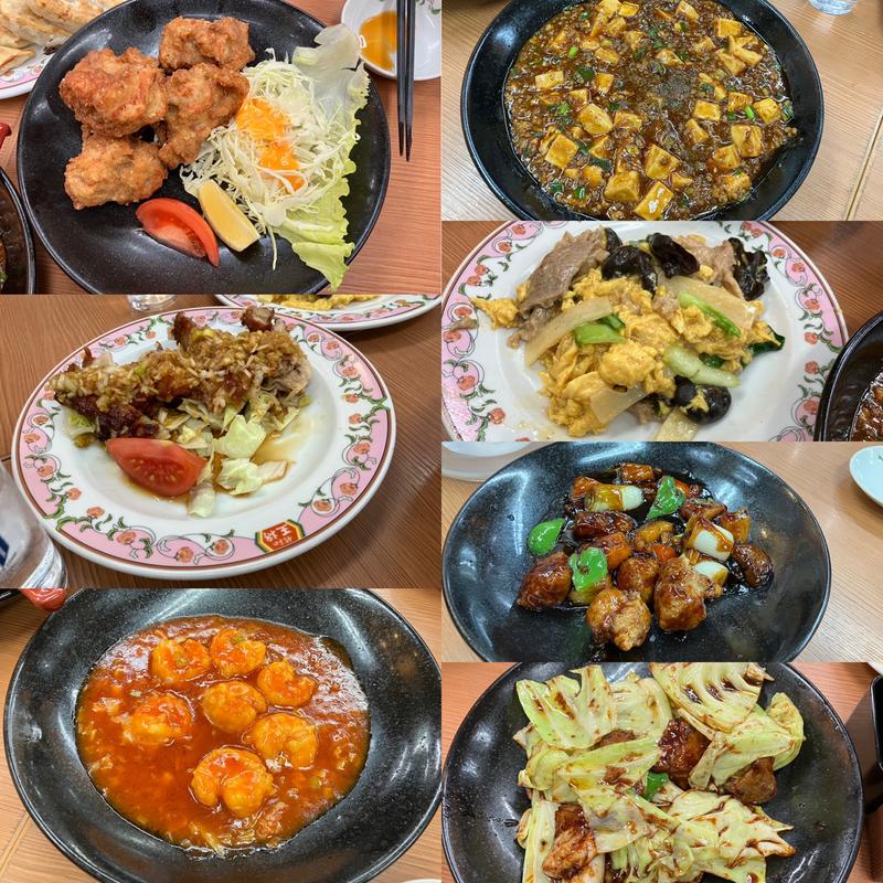 新極王7メニューいろいろ(餃子の王将 深草竹田店 )