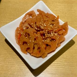 お通し　蓮根きんぴら