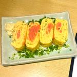 たっぷりネギと明太の玉子焼き