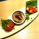 和え物　明太子3種盛り