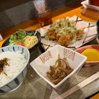 鶏天・中華風ネギソース