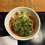 春菊の天ぷらそば