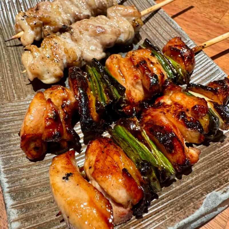 ねぎま　せせり(炭火焼鳥 権兵衛 ルクア大阪店)