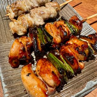 ねぎま　せせり(炭火焼鳥 権兵衛 ルクア大阪店)