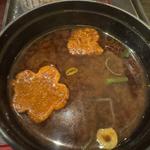 赤だし味噌汁(日楽哩お造り御膳)