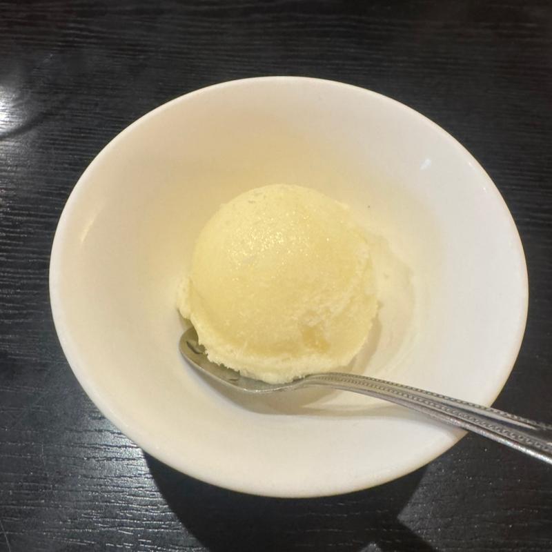 柚子シャーベット(日楽哩お造り御膳)(みき日楽哩)